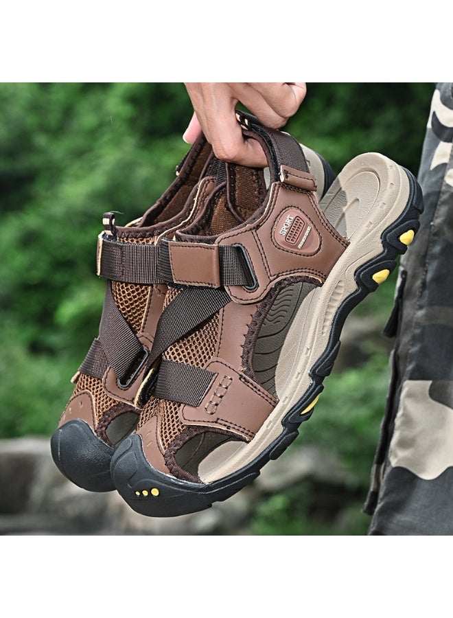 Men Fashion Big Size Summer Sport Sandals Beach Water Hiking Shoes Comfort Breathable Casual Non-slip Indoor Outdoor Sandal - Image 2