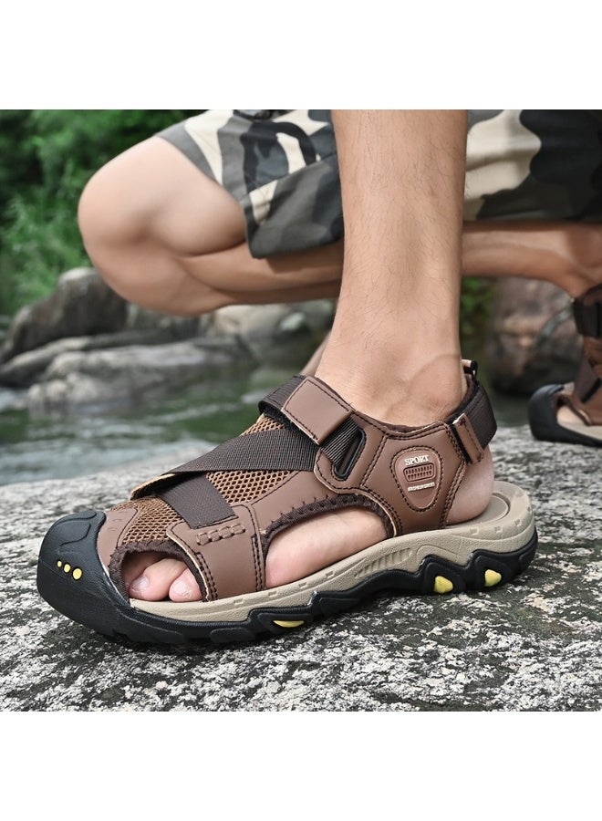 Men Fashion Big Size Summer Sport Sandals Beach Water Hiking Shoes Comfort Breathable Casual Non-slip Indoor Outdoor Sandal - Image 5