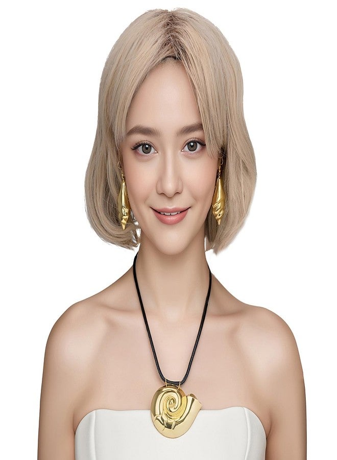 FVCENT Conch Necklaces Earrings Set Choker for Women Cosplay Costume. - Image 1