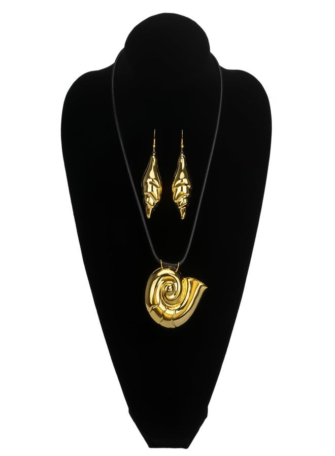 FVCENT Conch Necklaces Earrings Set Choker for Women Cosplay Costume. - Image 2