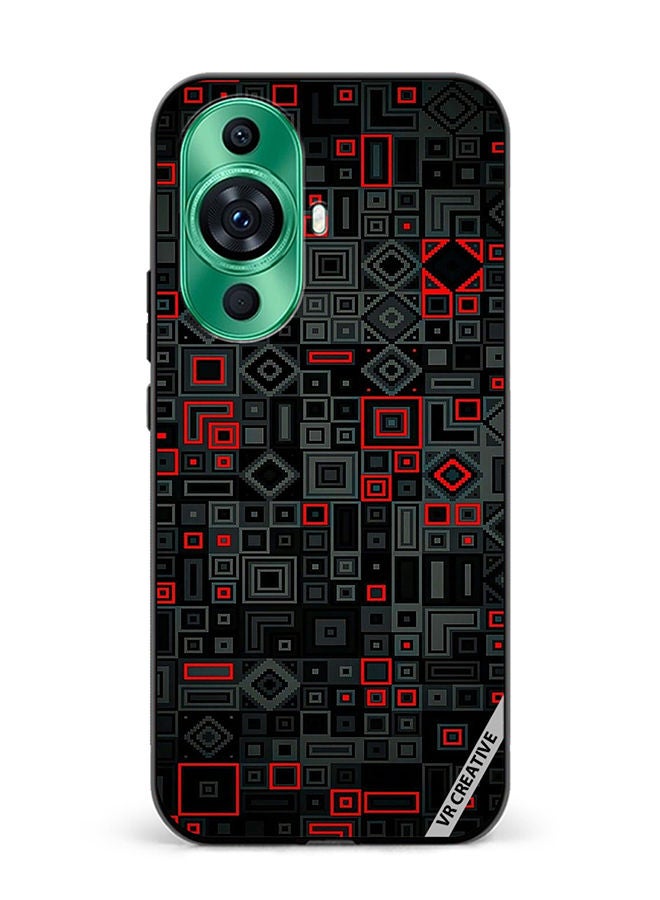 VR CREATIVE Protective Case Cover For Huawei nova 11 Abstract Design Multicolour - Image 1