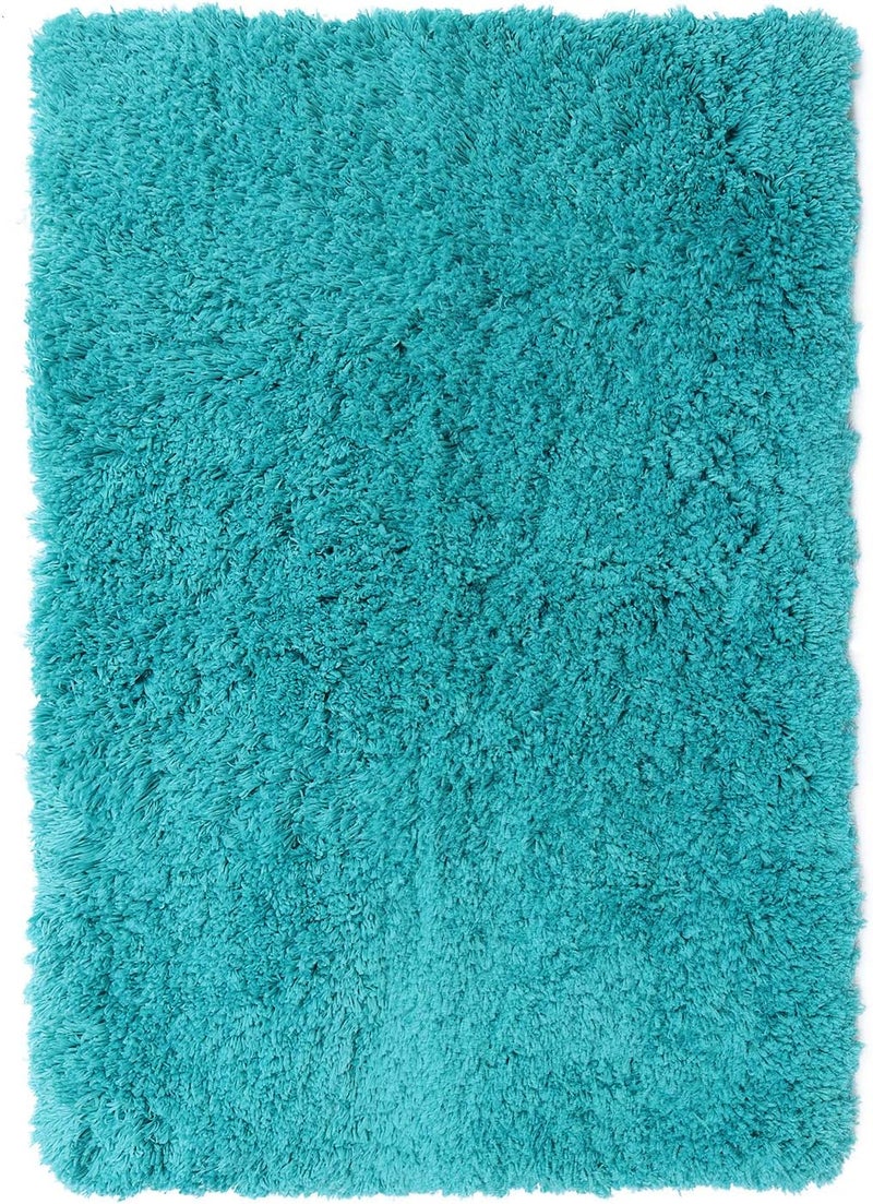 Clara Clark Bathroom Rugs, Ultra Soft Plush Shaggy Bath Rugs, Bath Mats for Bathroom, Machine Wash, Non Slip Backing Rubber, 20 x 32 Inches, Teal - Image 1