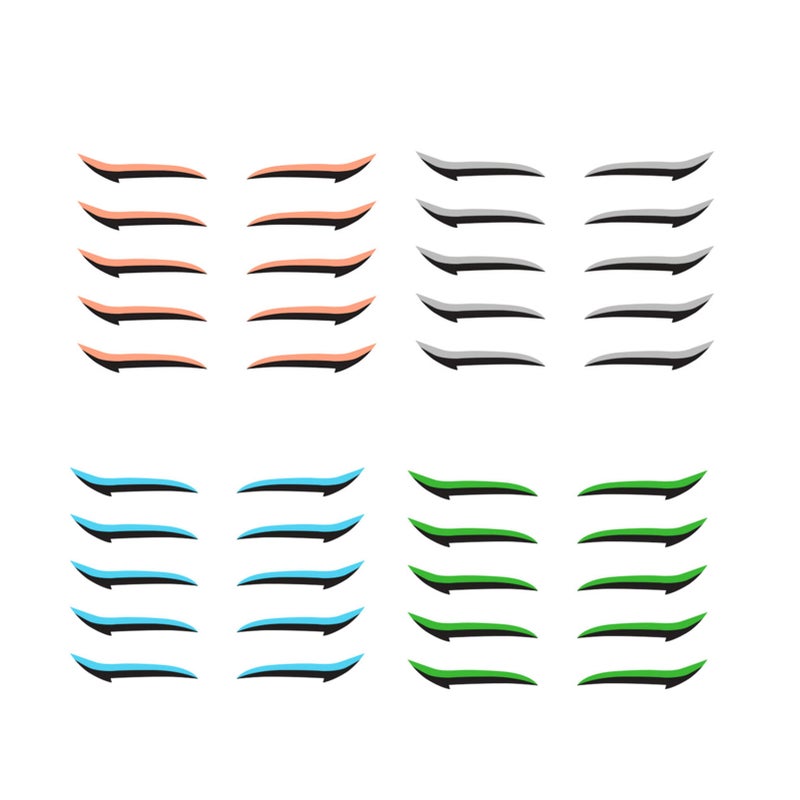 Eyeliner Sticker Double Eyelid Tape Glitter Eyeliner Eyeshadow Sticker Eye Makeup Tool - Image 1