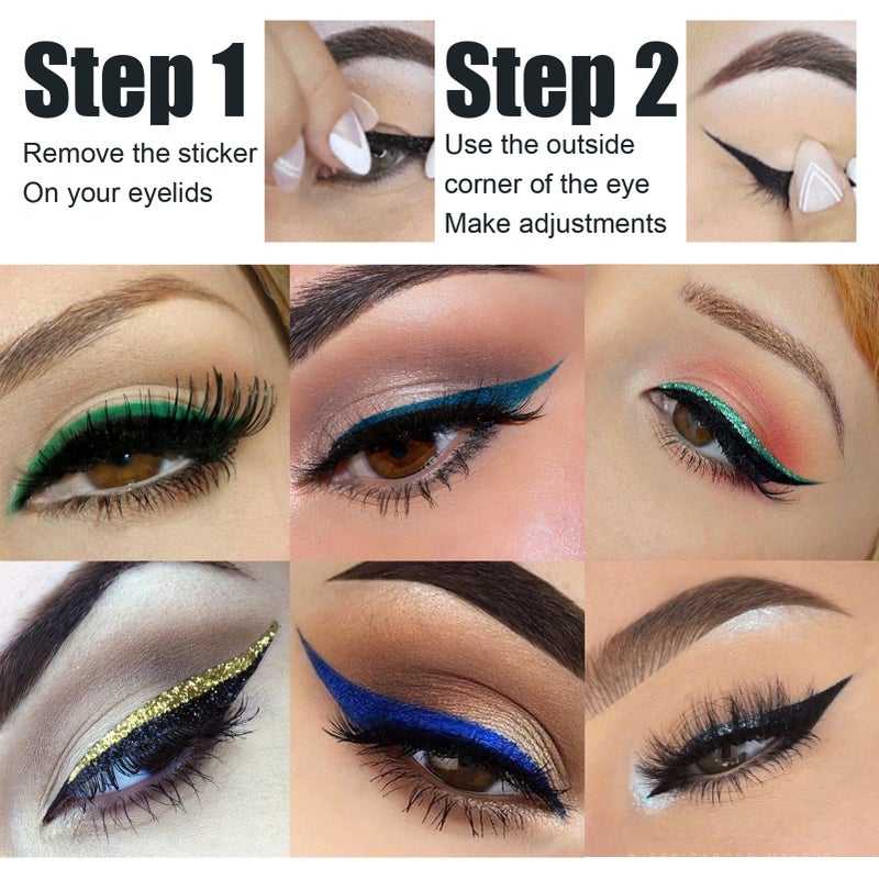 Eyeliner Sticker Double Eyelid Tape Glitter Eyeliner Eyeshadow Sticker Eye Makeup Tool - Image 5