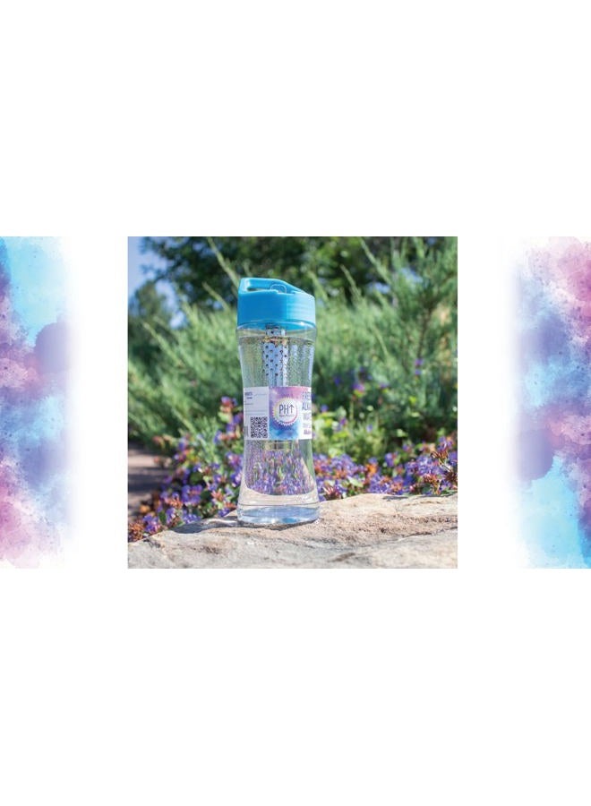 New Wave Enviro Alkaline Water Bottle with Stainless Steel Wand, Blue - Image 2