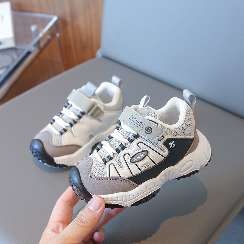 Mesh Sneakers Lightweight Flexible Sole Walking Shoes For Kids Indoor And Outdoor Activities - Image 1
