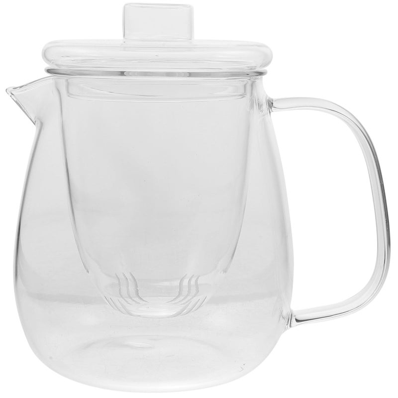 Heat Resistant Glass Teapot 750ml With Large Spout For Loose Leaf Tea Stovetop Safe - Image 2