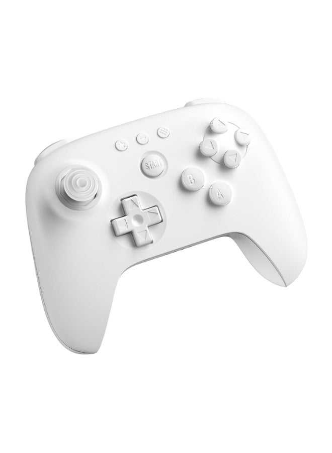 8بت دو يد تحكم 8Bitdo 64 بتقنية البلوتوث لجهاز Analogue 3D، نينتندو سويتش / سويتش 2، ويندوز، وأندرويد – اللون: أبيض. - Image 1