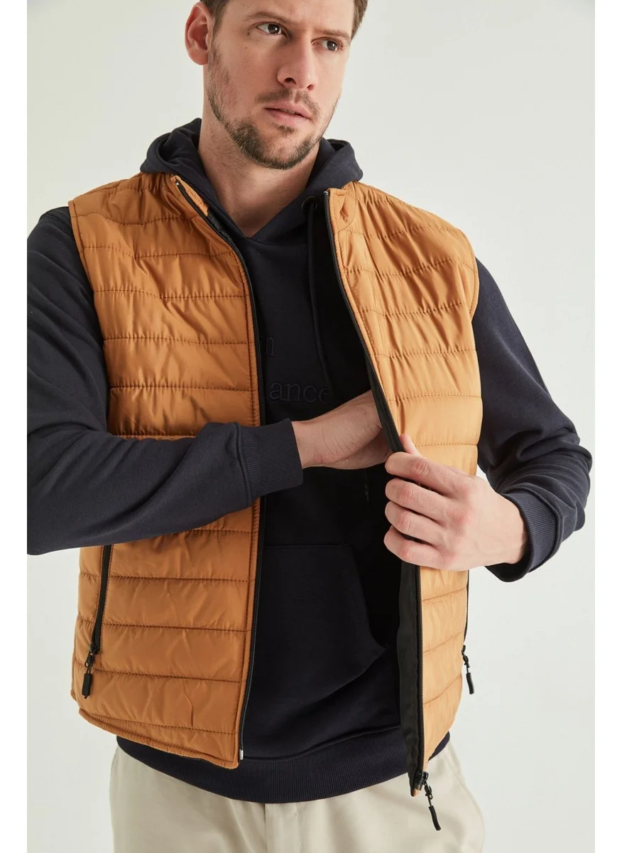 دي أس دامات Regular Fit Safran Seasonal Vest Coat 7HF07ORT42611