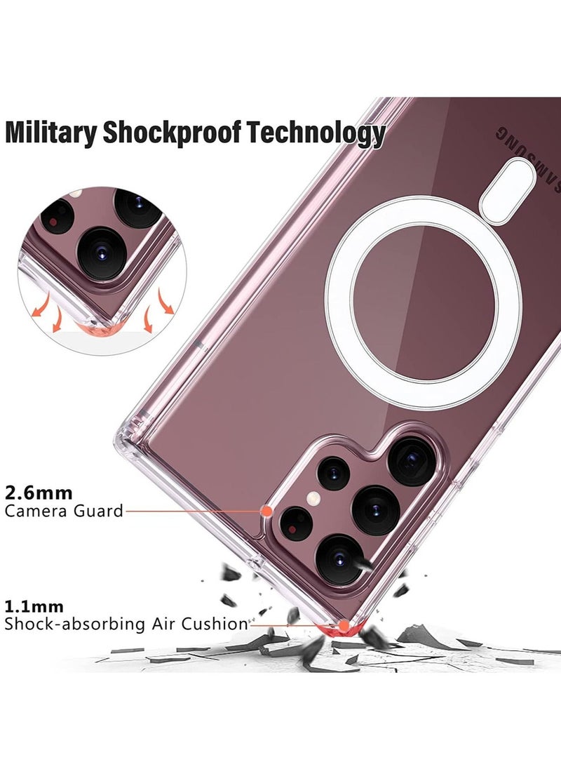 Raxoom Clear Case for Samsung Galaxy S22 Plus, Compatible with Mag-Safe Charging, Ultra Slim & Full Protective Shockproof Case Cover (Galaxy S22 Plus, Clear)  - Image 5