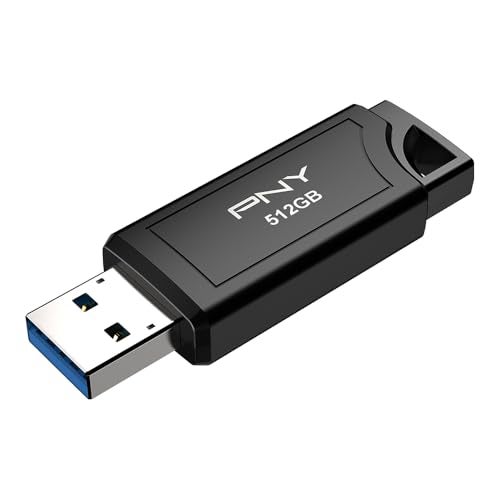 PNY 512 جيجابايت PNY PRO Elite V3 فلاش درايف USB 3.2 الجيل 2 – سرعة قراءة تصل إلى 1000 ميجابايت/ثانية، سرعة كتابة تصل إلى 800 ميجابايت/ثانية، أداء استثنائي لتخزين البيانات الاحترافية ونقلها، تصميم معدني فاخر، موصل نوع-A - Image 1