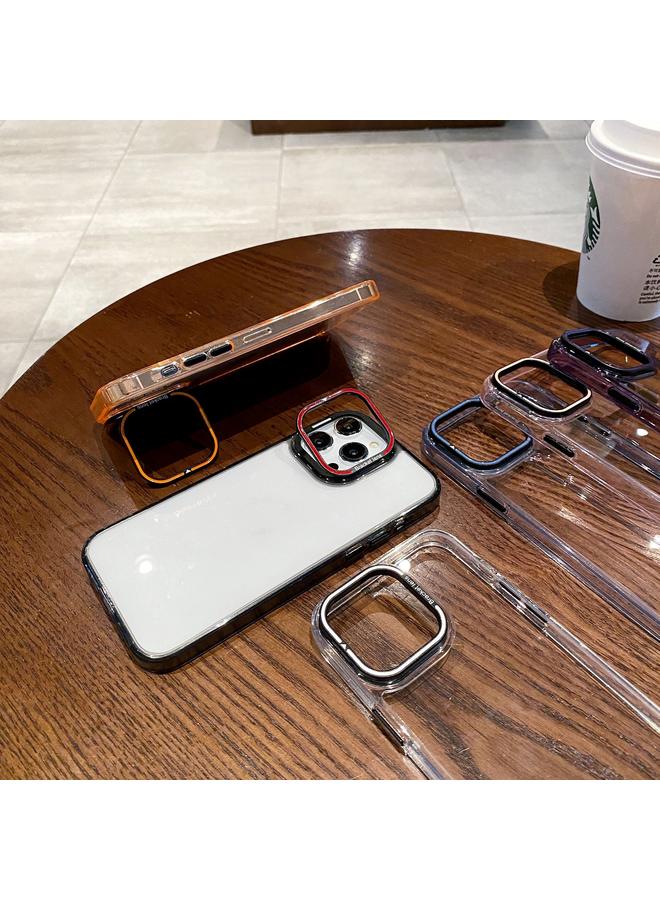 اس-توب جراب لهاتف iPhone 13 مع حامل كاميرا غير مرئي وغطاء شفاف للهاتف - Image 3