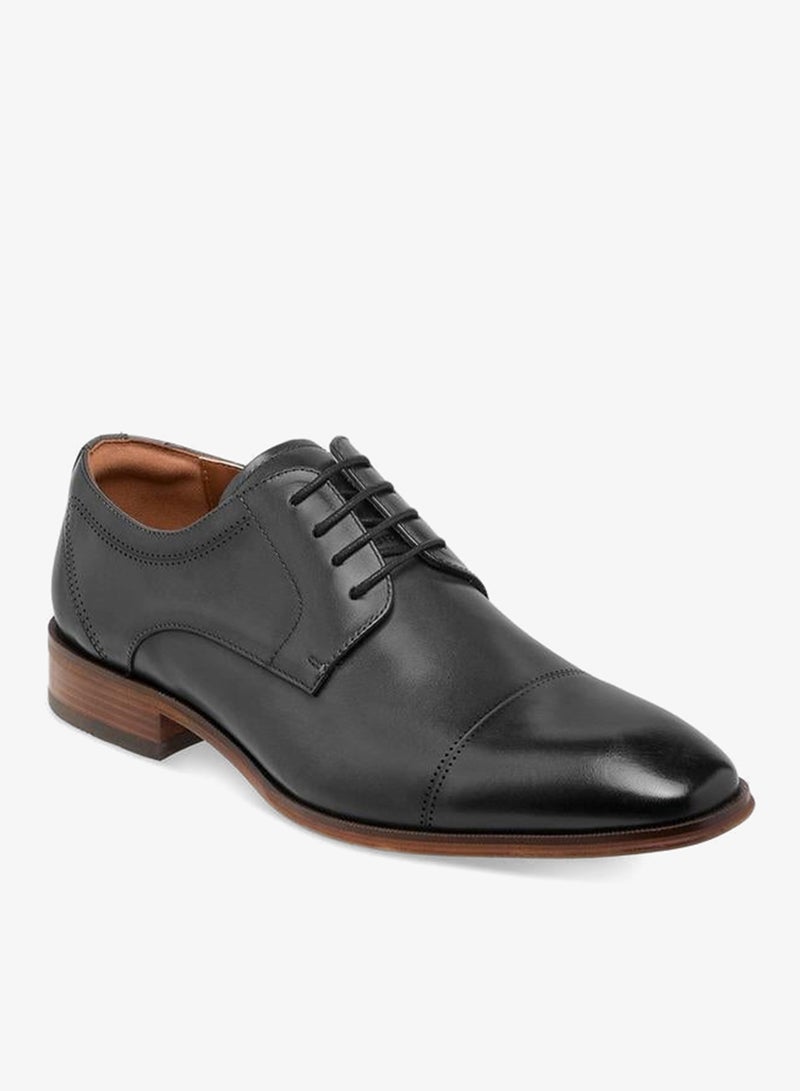 DUCHINI Men Lace-Up Leather Derby Shoes - Image 2