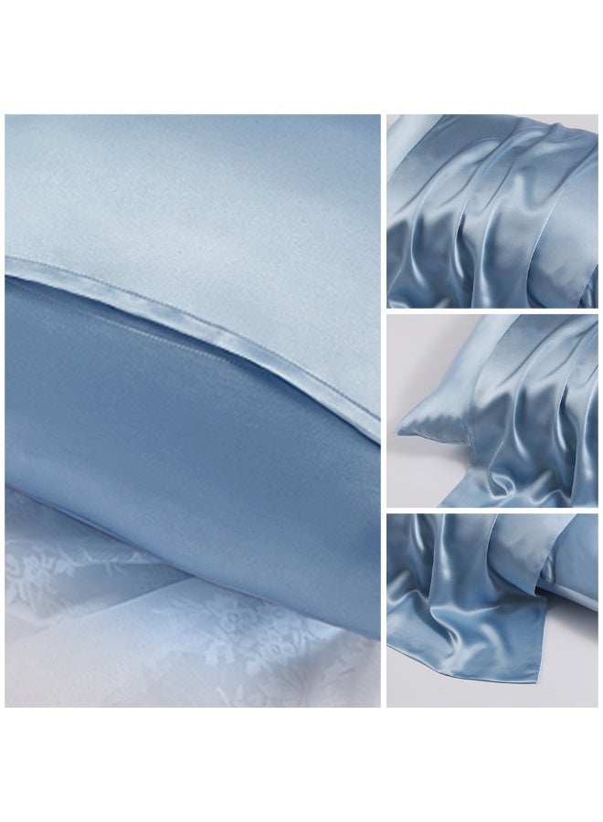 Clearance Sale! 2 Pack Premium Satin Pillowcases, Ultra Soft & Breathable, Skin-Friendly Pillow Covers for All Seasons - Image 4