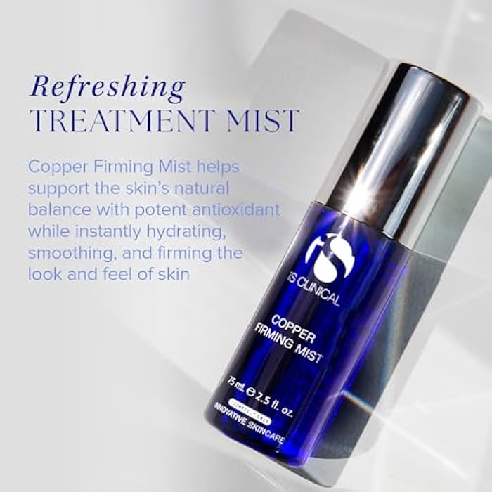 iS CLINICAL Copper Firming Mist; Tones and Firms Skin; Hydrating Mist; Good Setting Spray for Makeup - Image 5
