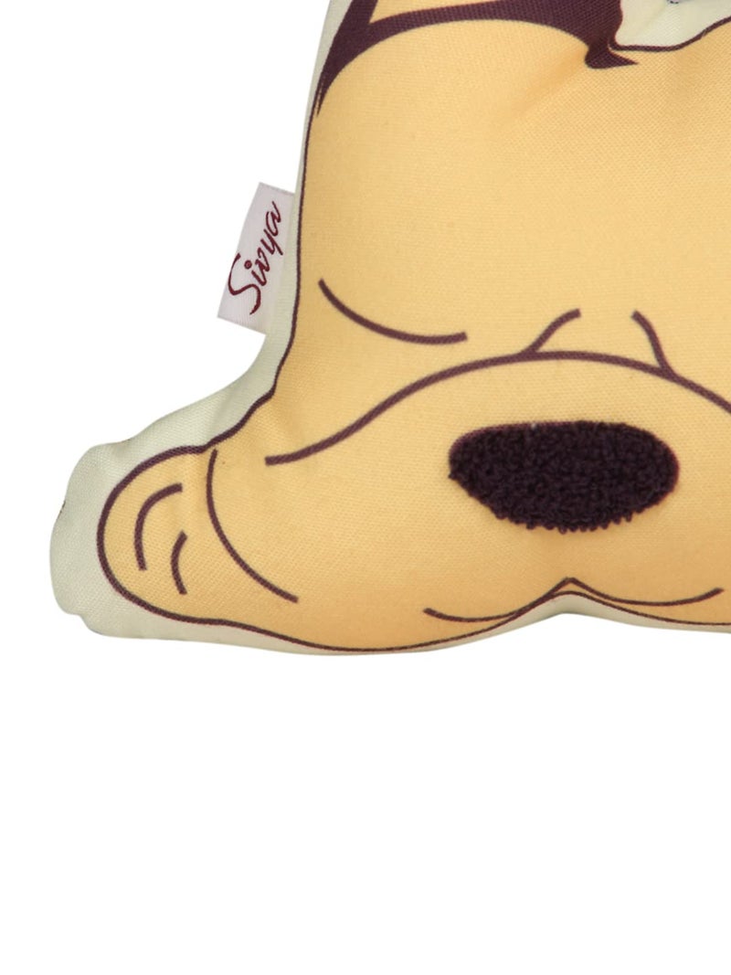 Sivya by Home Micro Filled Shape Cute Cushion for Kids (Relax Dog), Pack of 1 - Image 3