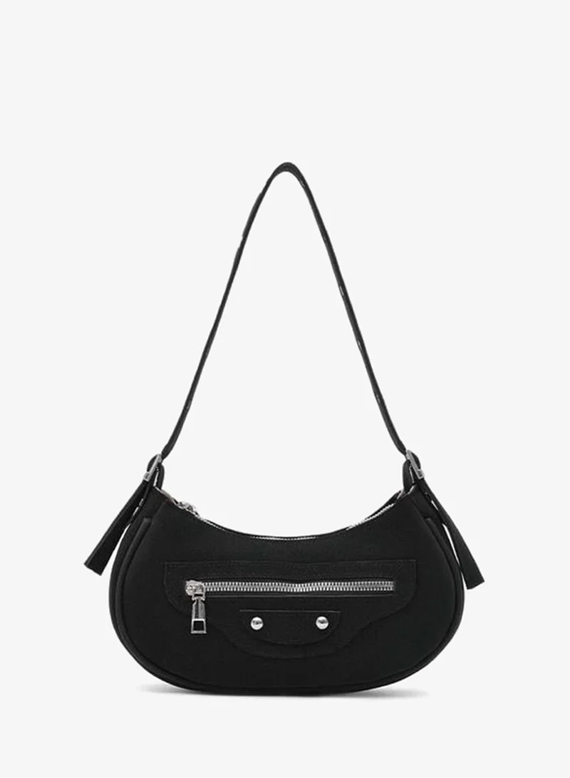 Shule Bags Sandy 90's Retro Baget Black Bag.