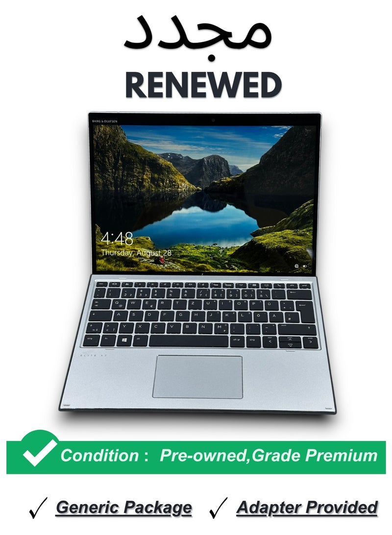 Renewed HP Elite x2 G4 2-in-1 Renewed Detachable Business Tablet | Core i5-8350U | 8GB RAM | 256GB SSD | 13" FHD Touchscreen | Windows 10 | Keyboard & Pen Included - Image 1