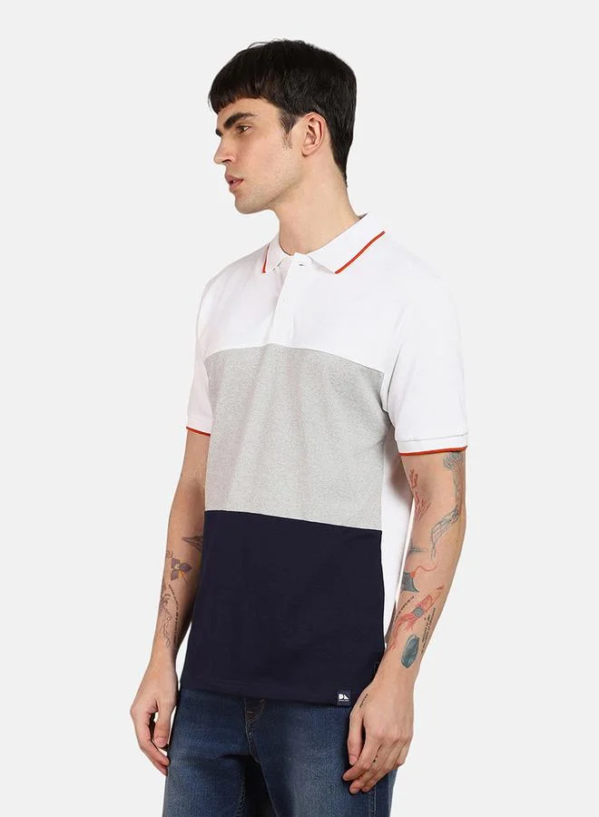 Dennis Lingo Colorblock Contrast Detail Polo by Styli