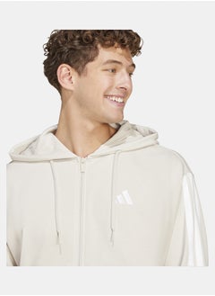 Adidas Essentials 3-Stripes French Terry Full-Zip Hoodie  - Image 3