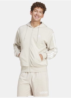 Adidas Essentials 3-Stripes French Terry Full-Zip Hoodie  - Image 1