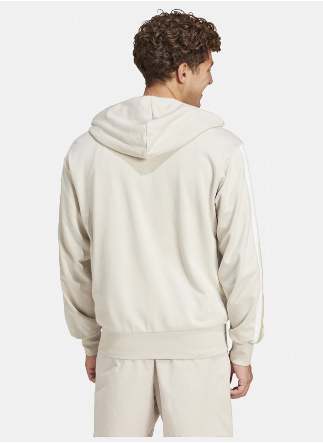 Adidas Essentials 3-Stripes French Terry Full-Zip Hoodie  - Image 4