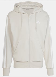 Adidas Essentials 3-Stripes French Terry Full-Zip Hoodie  - Image 2