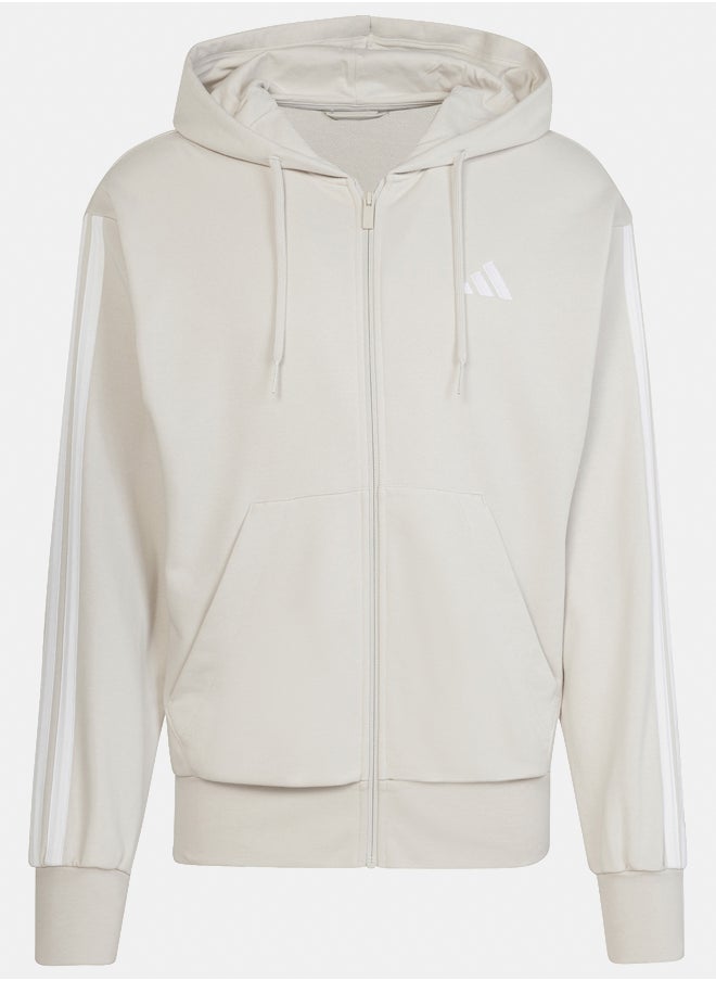 Adidas Essentials 3-Stripes French Terry Full-Zip Hoodie  - Image 2