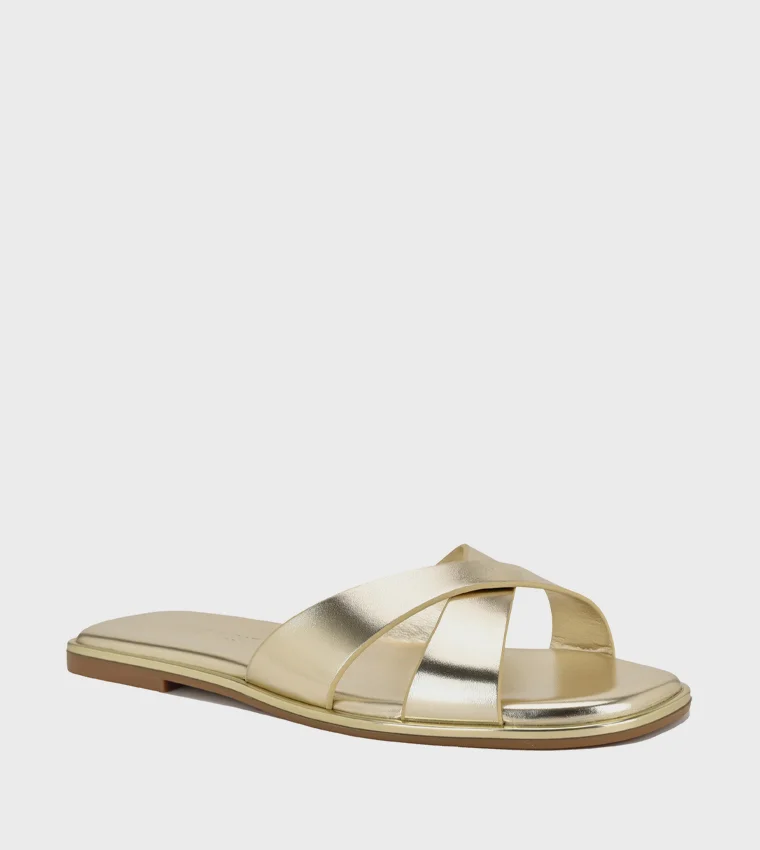 ناين ويست WNEDENY3 GOLD Women Flats