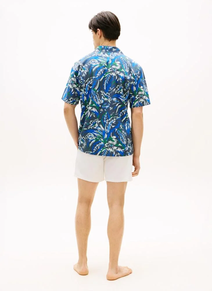 TOMMY HILFIGER Essential Print Bowling Shirt