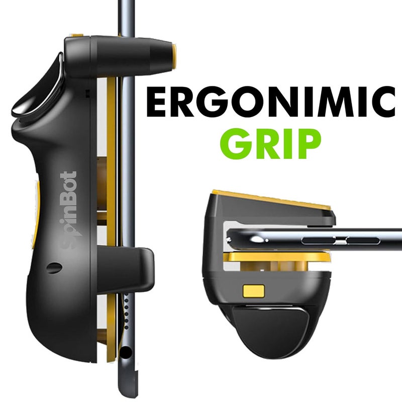 SpinBot زناد الألعاب الكهربائي BattleMods T10 للأجهزة اللوحية/iPADS مع وضع الانفجار لـ BGMI/Free Fire Max/COD Mobile/إلخ - 1 زوج (غير مخصص للهواتف الذكية) - Image 5