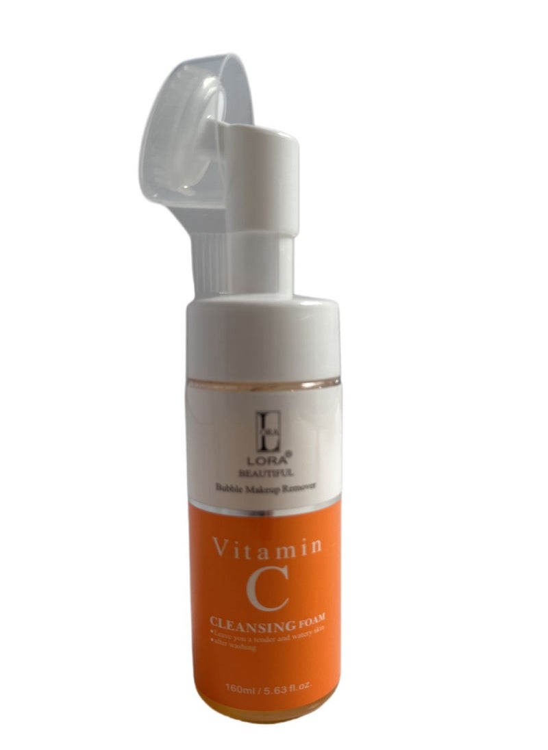 LORA Makeup remover set for easy application and makeup to protect the skin with olive oil extract and vitamin C 320 ml  - Image 2