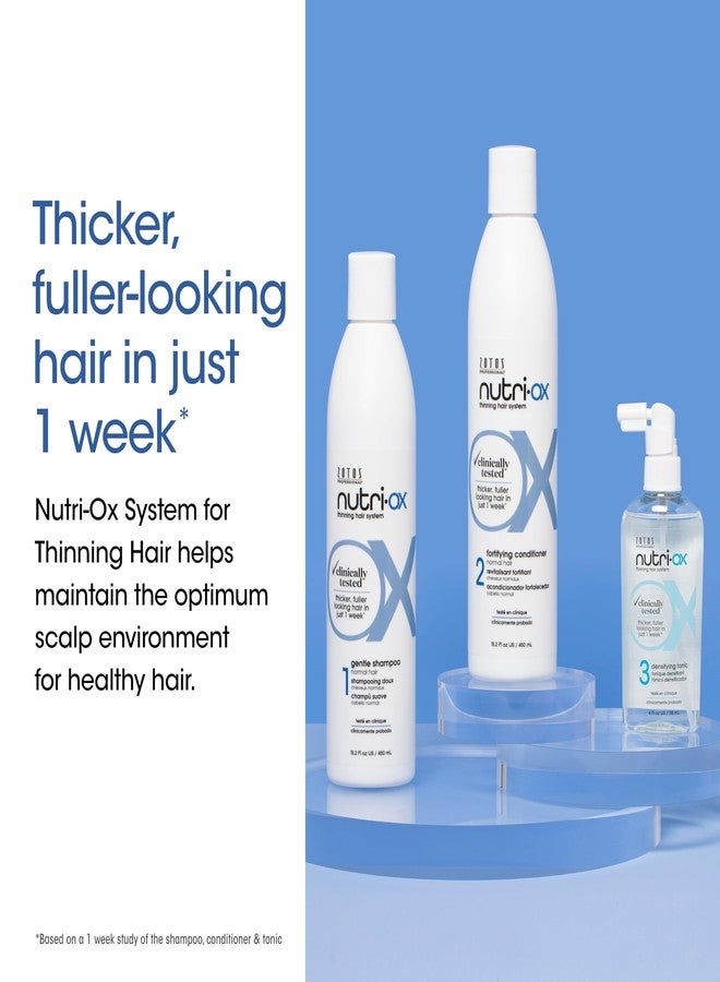 NUTRI-OX Fortifying Conditioner Normal for Thinning Hair | Thicker, Fuller-Looking Hair | Clinically & Dermatologically Tested | Peppermint | Color-Safe | 15.2 Fl Oz - Image 3