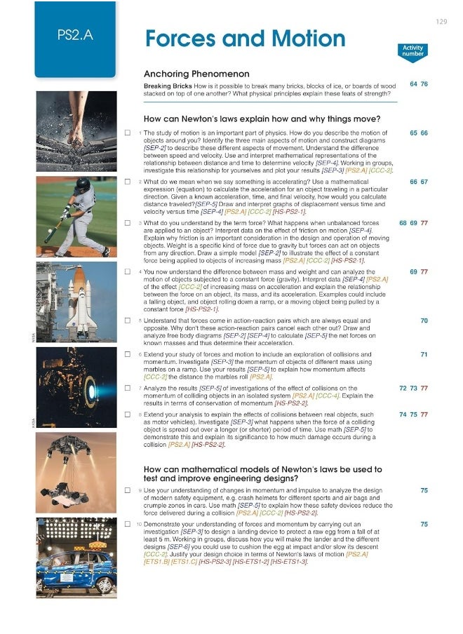 null - Physical Sciences for NGSS: Student Edition - Image 1