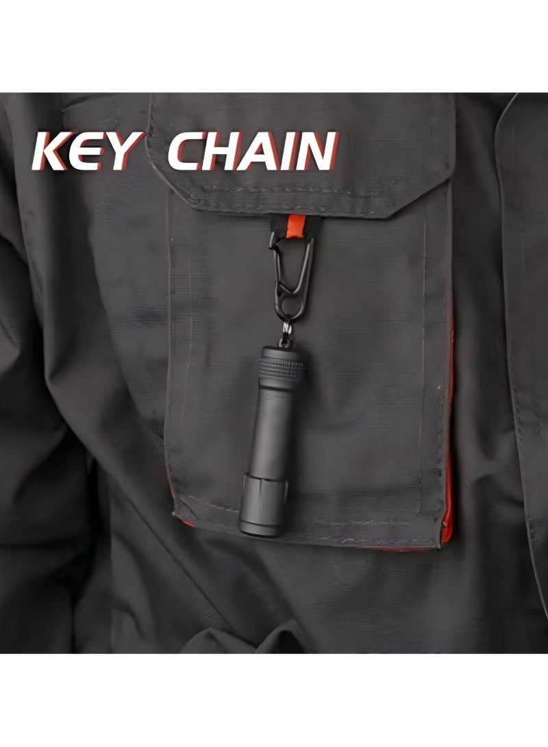 Mini LED Flashlight  N1 with Keychain, EDC Light, IPX7 Waterproof Build for Outdoor Camping etc. - Image 4