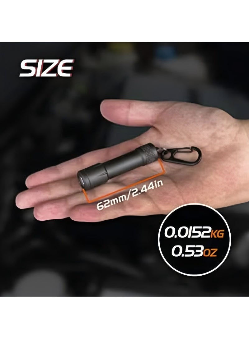 Mini LED Flashlight  N1 with Keychain, EDC Light, IPX7 Waterproof Build for Outdoor Camping etc. - Image 3