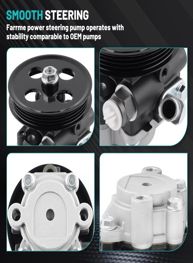 Farrme 21-5931 Power Steering Pump with Pulley Fit for Le-xus ES300/RX330, for Toyota Avalon/Highlander/Camry Solara 3.0L 3.3L V6 Automotive Replacement Power Steering Pumps 96-5931 Power Assist Pump - Image 4
