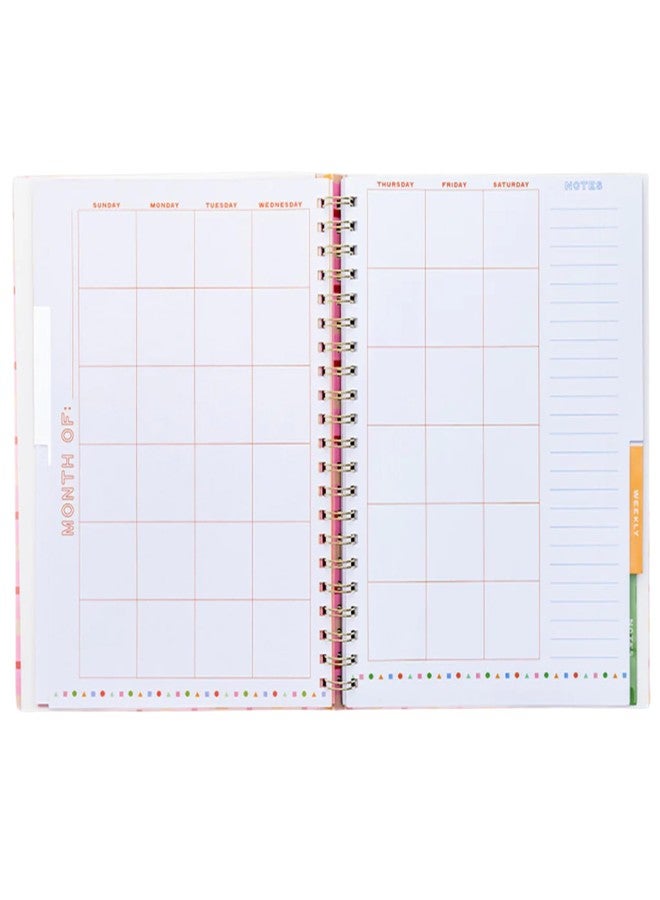 ban.do Undated Weekly Planner, Semi-Concealed Spiral Notebook with Stickers, To-Do Lists, Guided Wellness Journal, Daily Organizer for School or Office (Ready for Anything) - Image 3