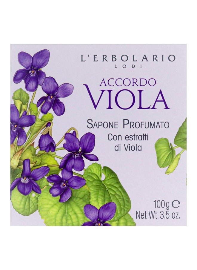 L'Erbolario Lerbolario Perfumed Soapaccordo Viola For Unisex3.5 Oz Soap  - Image 4