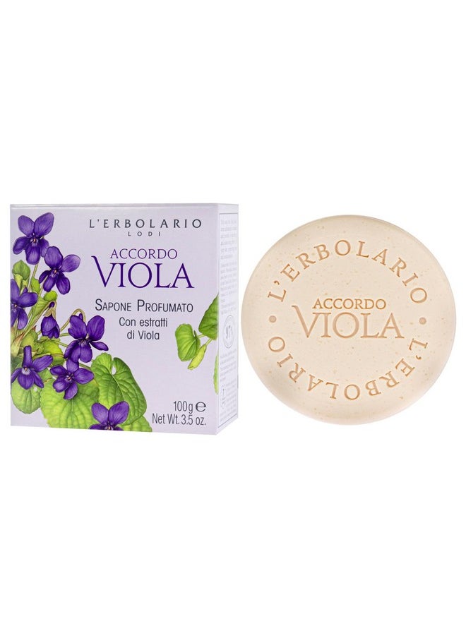L'Erbolario Lerbolario Perfumed Soapaccordo Viola For Unisex3.5 Oz Soap  - Image 2