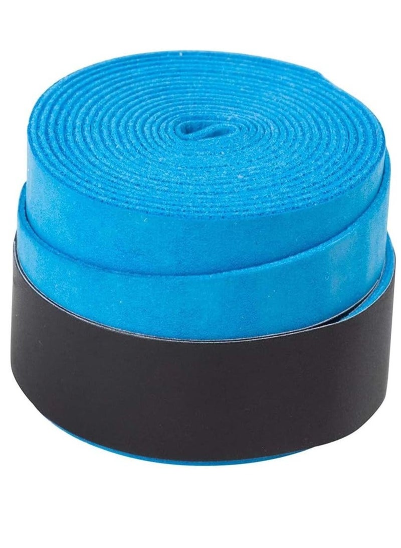 ليموس مجموعة من 5 أشرطة قبضة مضرب Overgrip للتنس وكرة الريشة وكرة المضرب، 5 ألوان، تتضمن 5 لفات من مقابض المضارب - Image 4