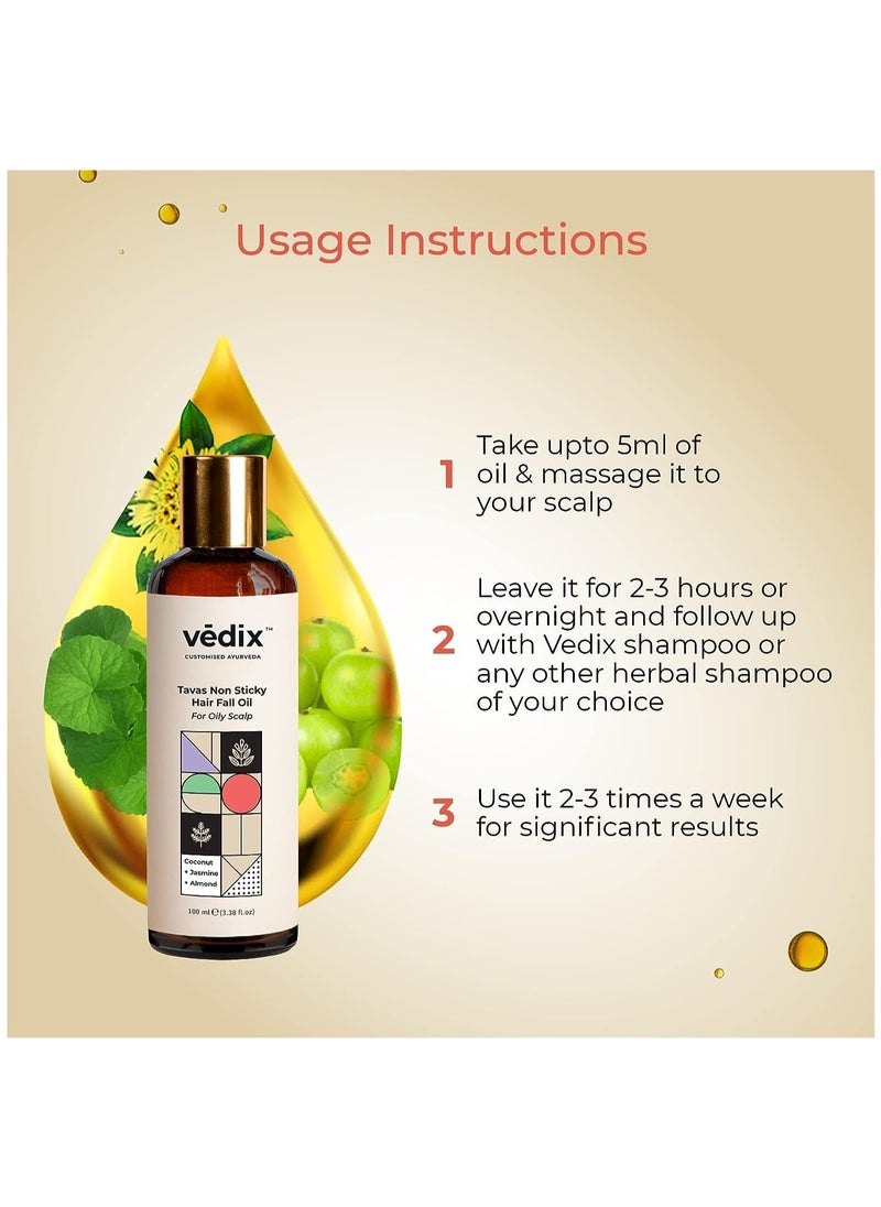 Ayurvedic Hair Fall Oil Combo With 3 Booster Oils 130ML