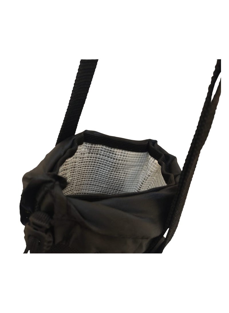 Brand Stores غطاء زجاجة حراري معزول للحرارة والبارد - رمادي وأسود - Image 2