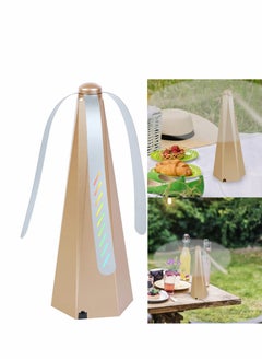 KASTWAVE Fly Repellent Fan, Portable Picnic Table Fan, Outdoor Bug Fan Repellent for Indoor Outdoor Keep Flies Away from Your Food and Your Family ( 2 Pcs )  - Image 2