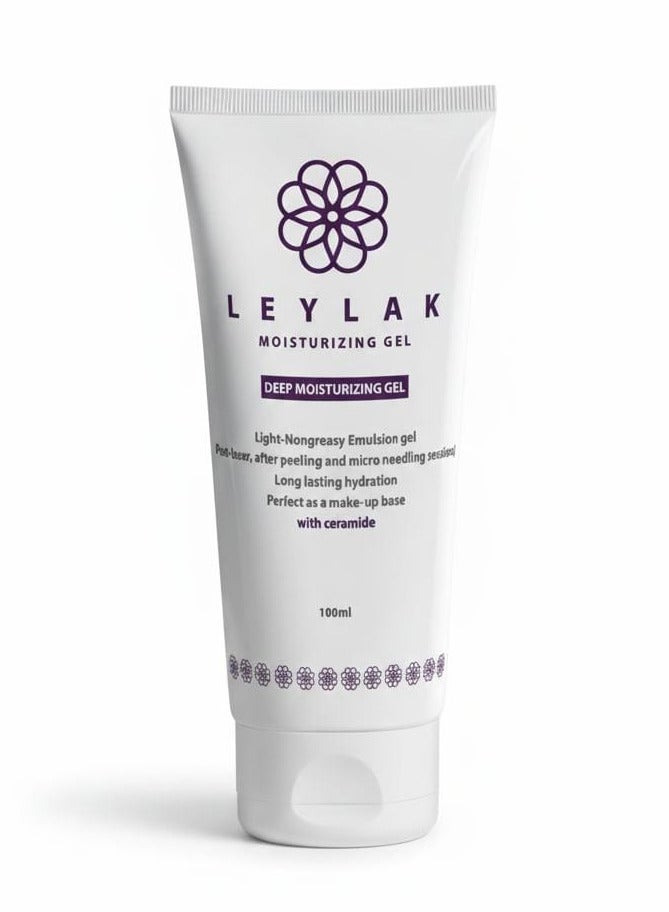 Leylak Gel Moisturizing Deep Moisturizing Light Non Greasy Emulsion Gel 100Ml - Image 1
