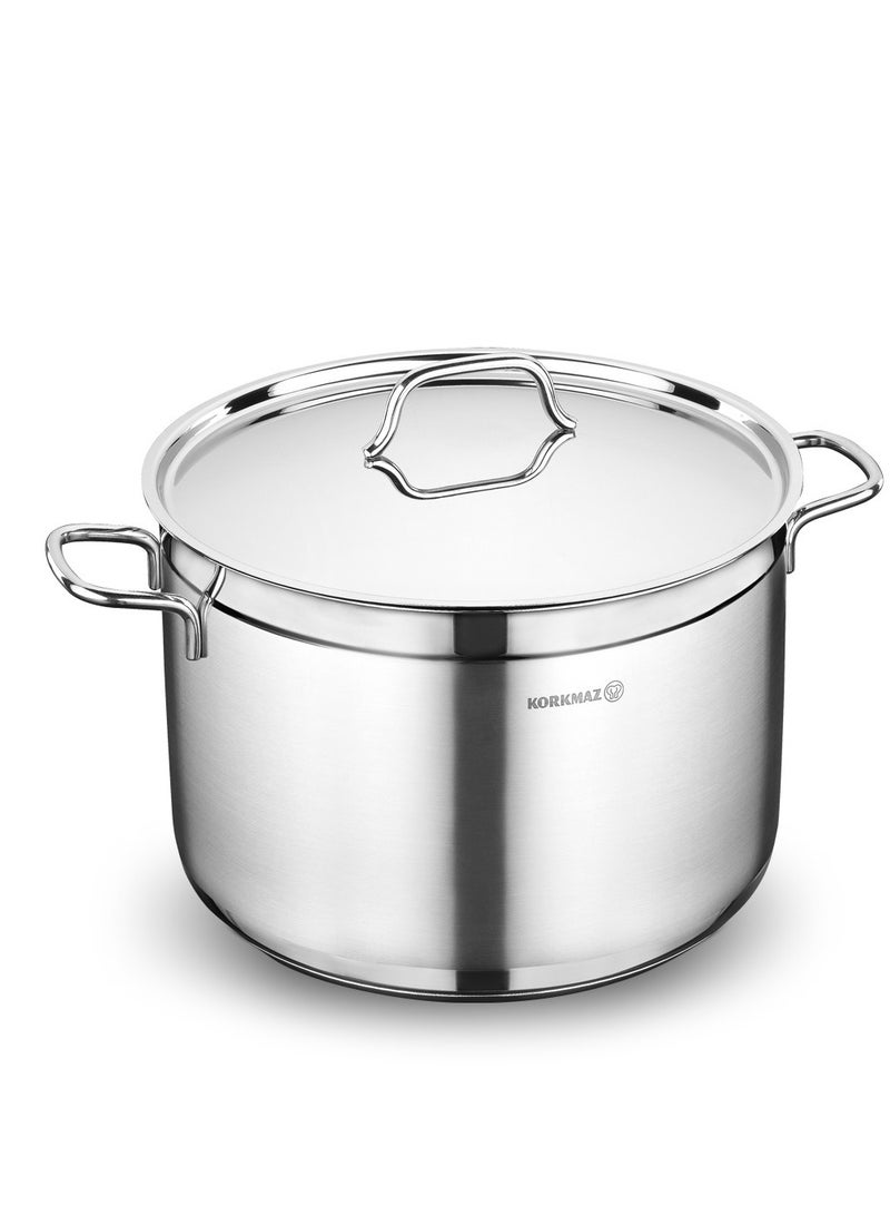 Korkmaz 8 Pieces Alpha Turkish Stainless Steel Cookware Set - Image 2