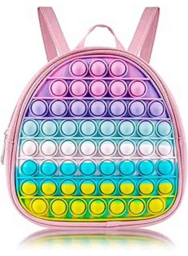 Backpack Bag for Girls Fidget Toys Pop Purse Pop Shoulder Bag Pop Fidget It Bag Toy Pack