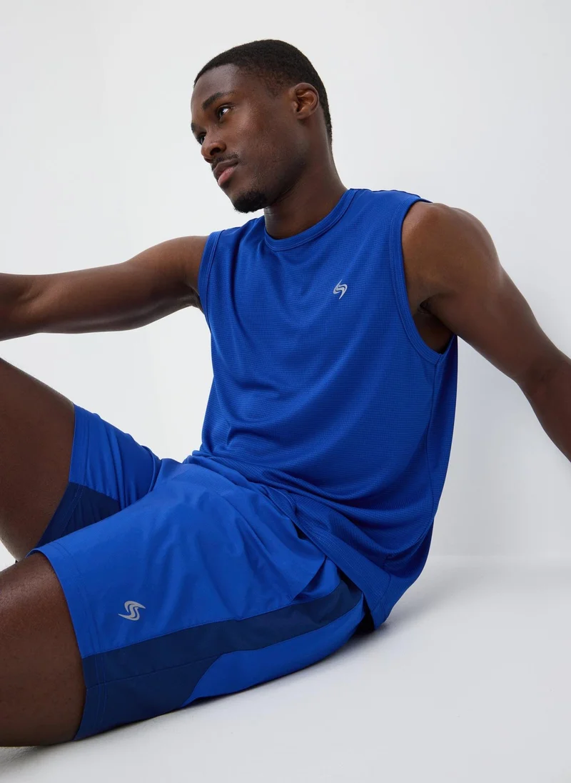 ماتلان Souluxe Cobalt Gym Vest Top