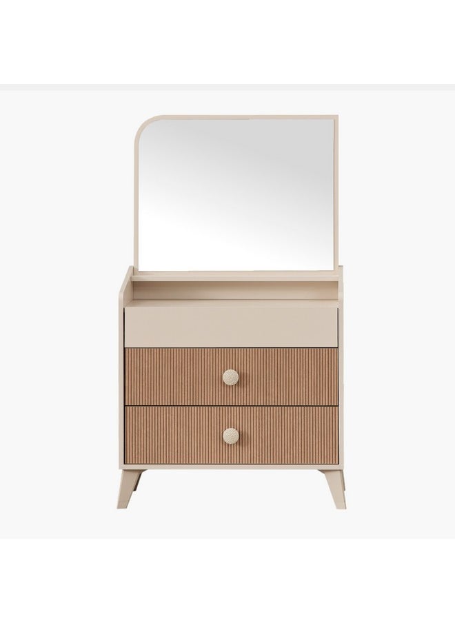 Kingslay 3-Drawer Dresser with Mirror 42.1 x 150 x 85 cm