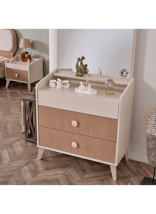 Home Box Kingslay 3-Drawer Dresser with Mirror 42.1 x 150 x 85 cm  - Image 3